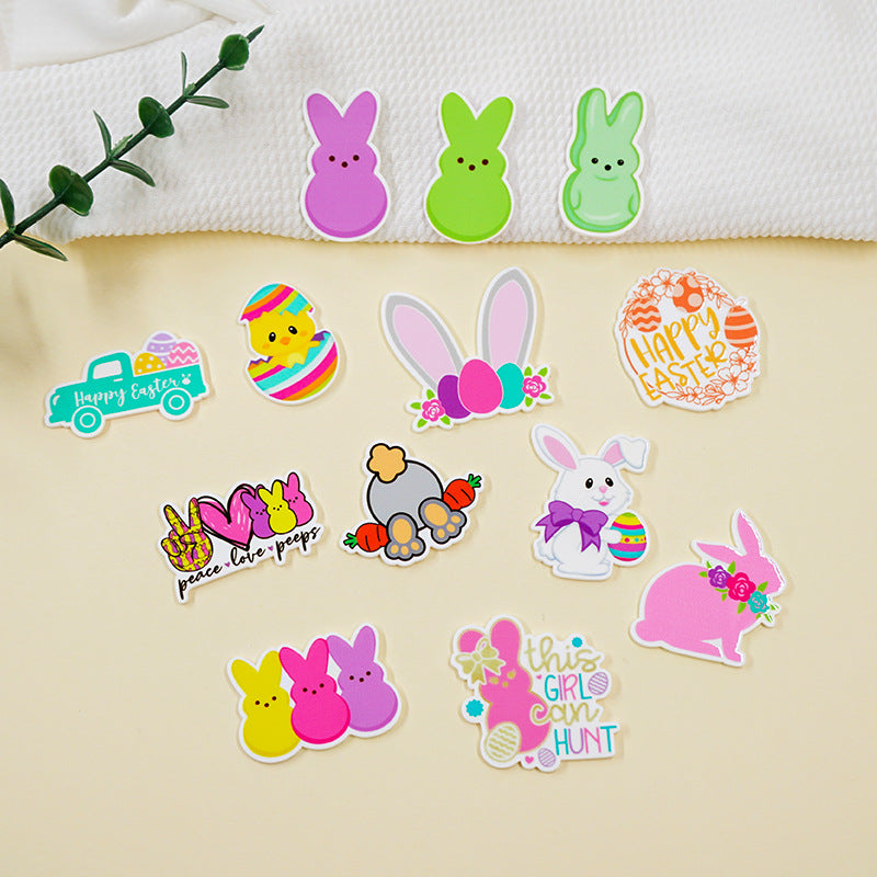 Wholesale 30pcs New Style Acrylic Resin Letter Bow Cute Decoration Magnet Patch